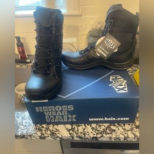 Mens Haix combat boots